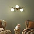 thumbnail image 2 of VONN Chianti 39" Integrated LED ETL Certified Wall Sconce in Antique Brass, 2 of 11