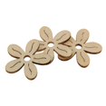 thumbnail image 4 of 20 Piezas de Formas de 5 de Flores Elegante para Tarjetas Adornos perfecl Piezas de madera inacabadas, 4 of 8