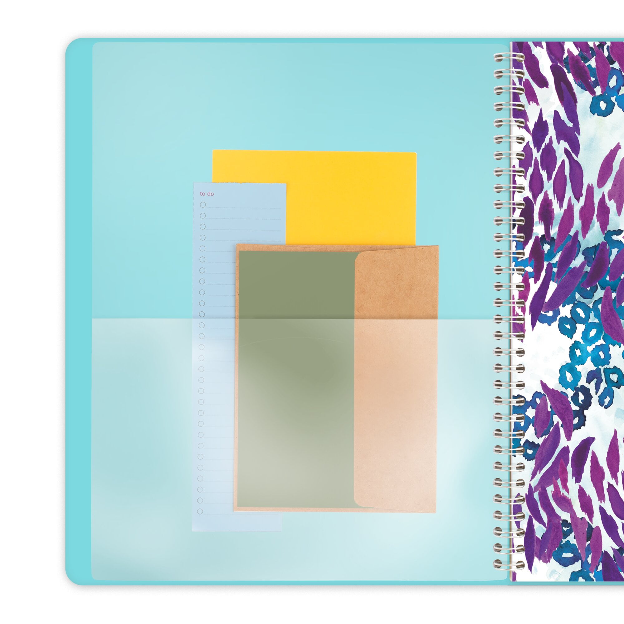 AT-A-GLANCE Wild Washes 2025 Weekly Monthly Appointment Book Planner Teal Large
