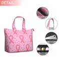 thumbnail image 2 of Pink Breast Cancer Ribbon Floral Pattern Travel Tote Bags for Women Carry On,Large Weekender Bags for Women Travel,Multi Functional Duffle Bag for Work,Shopping,Sports, 2 of 5