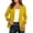 NEW1-Yellow, variant on PFRNLF Blazers for Women Lightweight Long Sleeve Lapel Button Casual Business Suit Jackets with Pockets