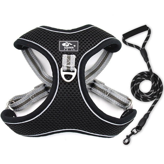 Large Dogs Harness No Pull Reflective Pet Collars Vest Lead Leash Adjustable Outdoor Walking Pet Chest Strape Dog Accessoires