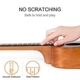 thumbnail image 5 of Ukelele soprano Kmise Instrumento profesional de caoba Ukalalee hawaiano de 21 pulgadas para principiantes con kit de inicio de ukelele (bolsa de lecciones en línea gratuita, correa de afinador, folle, 5 of 5