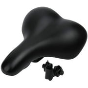 Bigsized Comfort Bike Seat - Most Comfortable Replacement Bicycle Saddle - Universal Fit for Exercise Bike and Outdoor