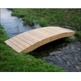 thumbnail image 3 of Fifthroom 12' Treated Pine Fiore Plank Garden Bridge Natural Pine, Galvanized Coated Bloat, 3 of 3