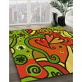 thumbnail image 3 of Ahgly Company Machine Washable Indoor Rectangle Transitional Pistachio Green Area Rugs, 4' x 6', 3 of 7