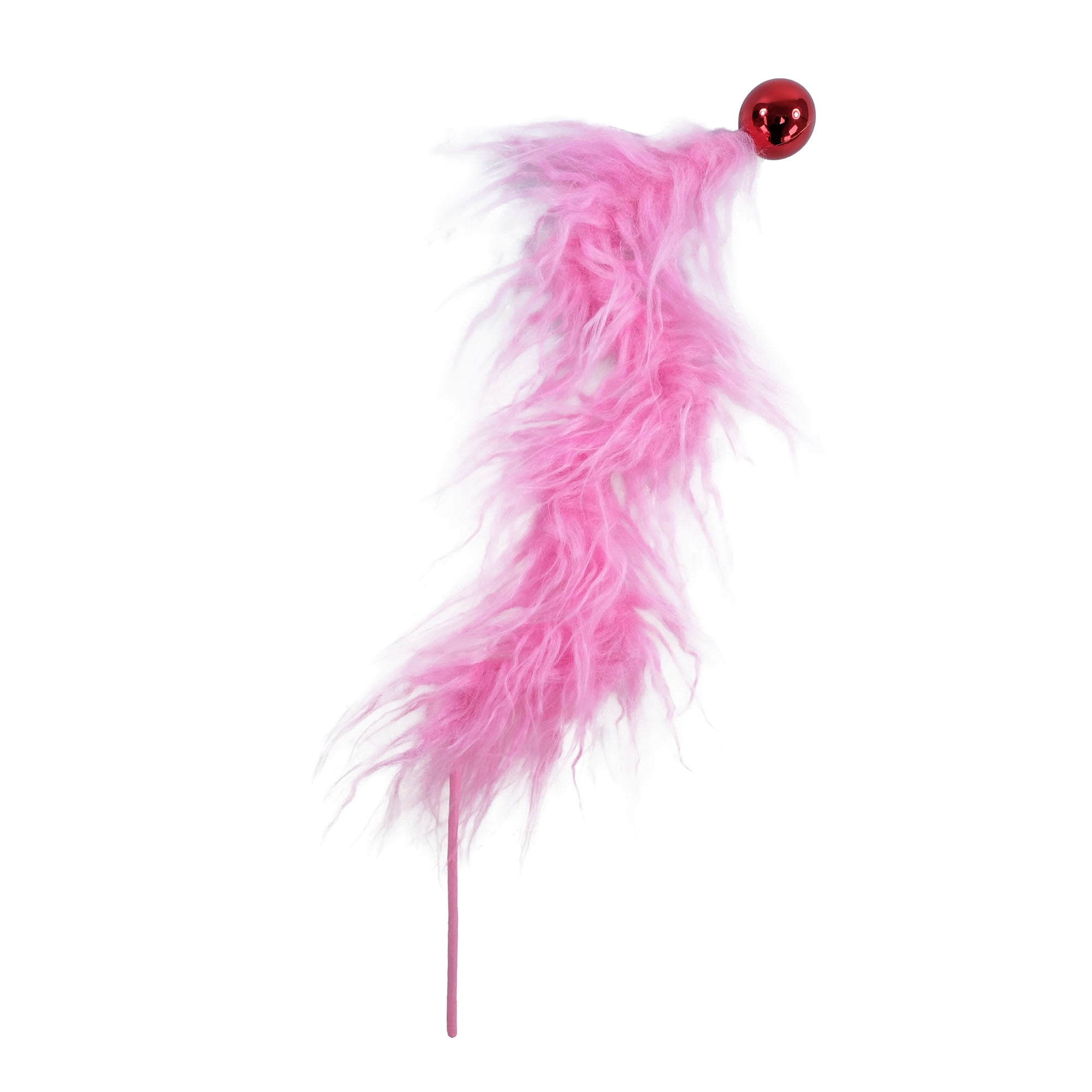 Grinch 15 inch Plush Tree Pick – Pink Curved Holiday Accent