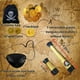 thumbnail image 4 of Set de accesorios para disfraz de pirata UYY, 9 piezas para hombre y mujer, 4 of 7