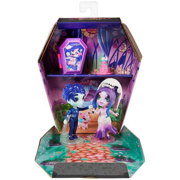 Zombaes Forever Zombadie To Love Deluxe Zombie Dolls Set con 2 figuras exclusivas de 3,5 pulgadas Accesorios y mascotas Regalos para niñas Juguetes para niños para niñas