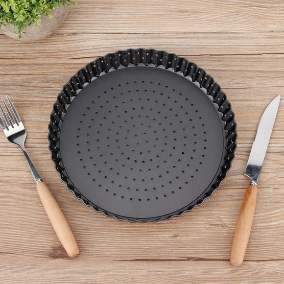 Pizza MoldHousehold Thicken Non-Stick Carbon Pizza Baking Tray Kitchen Baking Tools Highly Versatile