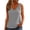 Grey, variant on Tank Tops for Women Cotton Linen Lightweight V Neck Plain Casual Sleeveless Shirt Summer Outfits