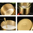 thumbnail image 5 of FrostHike Bol à Sucre en Acier Inoxydable Doré Pot à Épices Pot de Rangement avec Couvercle Cuillère, 5 of 5
