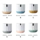 thumbnail image 4 of Injueey Macetas de cerámica para decoración Elegantes macetas de interior natural Macetas de jardín Interior para macetas profundas Flor de Jardín y Patio Blanco azul 12*12*13, 4 of 6