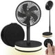thumbnail image 1 of Ventilador portátil inalámbrico VENTY, batería de 16000 mAh con mando a distancia, color negro, 1 of 3