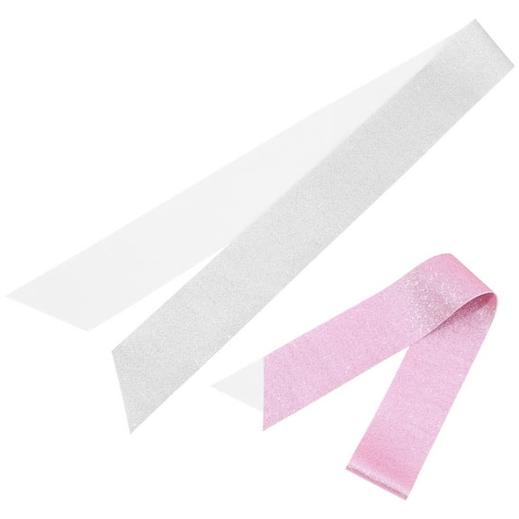 HAKIDZEL Blank Sashes To Decorate Plain Sash Assorted Color 2Pcs