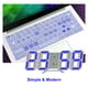 thumbnail image 4 of Reloj de pared Led 3D, pantalla de temperatura de bloqueo de mesa Digital multifuncional, reloj despertador de pantalla grande para, 4 of 8