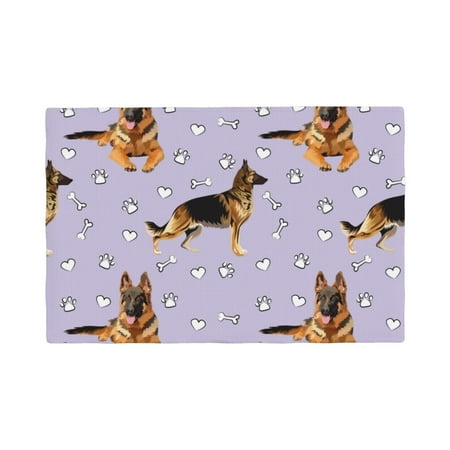 

Placemats Set Of 4 / 6 German Shepherd Dog No.1017 Placemats For Dining Table Indoor/Outdoors Heat Resistant Washable Placemats 18 X 12