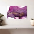 thumbnail image 2 of Elephant Stock Aquarelle Violet Wall Art - Horizontal Canvas Wall Art - Living Room Wall Decor - Abstract Canvas - Purple And White Decor By Chris Paschke - 12" x 8", 2 of 8