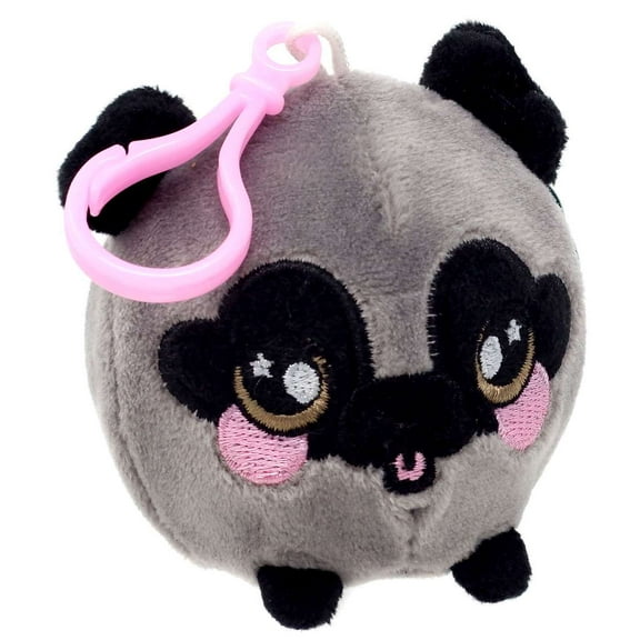 Squeezamals Series 2 Grey Dog Clip On Plush