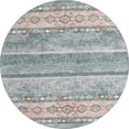thumbnail image 3 of Unique Loom Timeless Collection Area Rug - John (3' 6" Round Red/Teal), 3 of 5