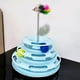 thumbnail image 4 of Juguete de repuesto con resorte y plato giratorio de plumas para gatos y gatitos de Xeyise, 4 of 8