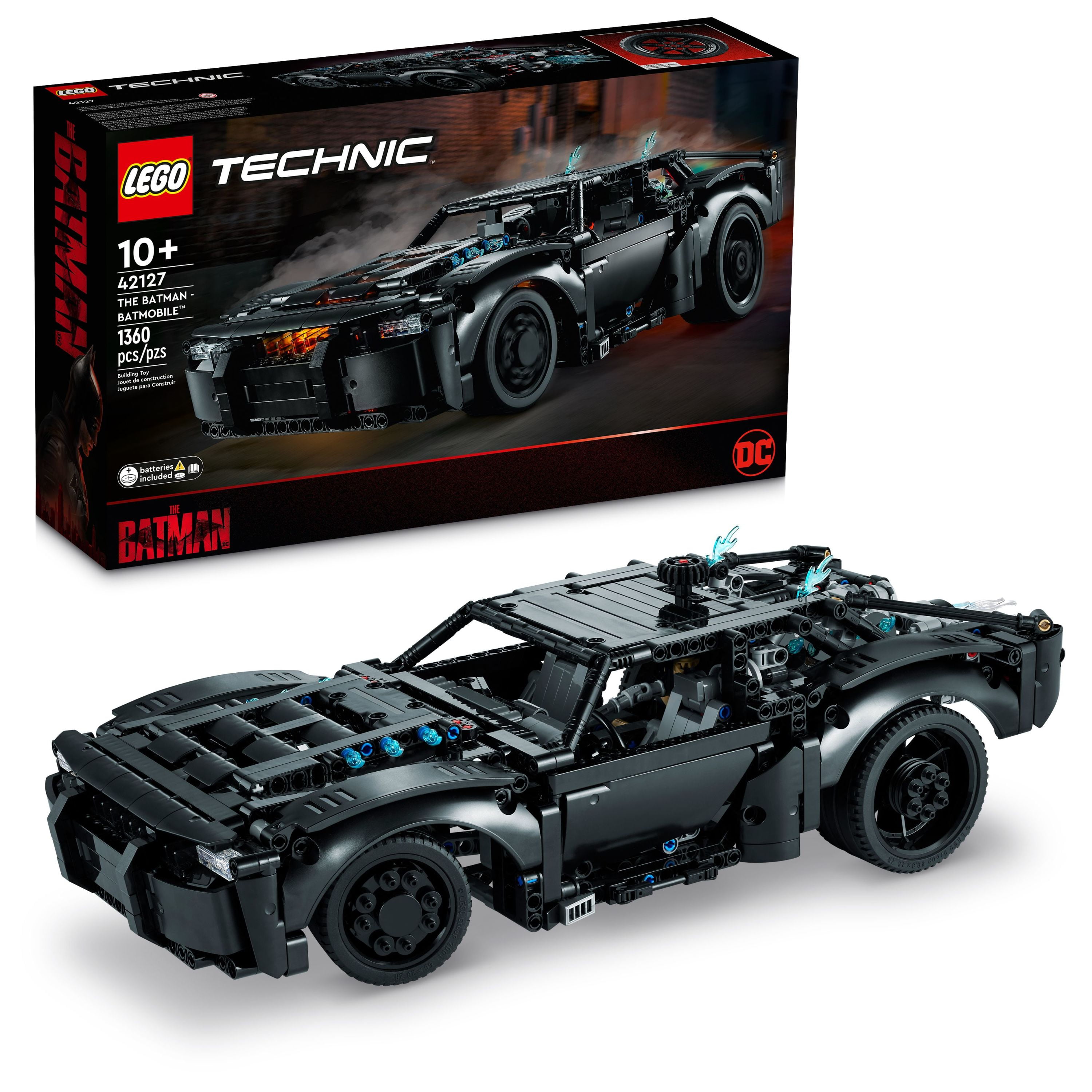LEGO Technic THE BATMAN – BATMOBILE 42127 Model Car Building 2022 Movie Set, Superhero Gifts Kids and Teen Fans with Bricks Walmart.com