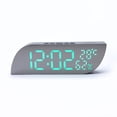 thumbnail image 1 of Reloj despertador con pantalla LED digital con espejo y temperatura, 1 of 1