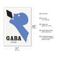 thumbnail image 2 of GABA is Protecting You (Protège) - Breath Candies - Vintage Advertising Poster by Niklaus Stoecklin c.1927 - Fine Art Rolled Canvas Print 27in x 40in, 2 of 4