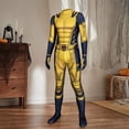 thumbnail image 5 of Boys Yellow Claw Hero Hero Full Body Zentai Suits Printed Superhero Costumes for Halloween Costume Party Outfits, 5 of 5