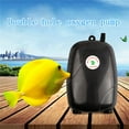 thumbnail image 4 of CreativeArrowy Flat Plug Risheng RS-390 Double Hole 5V Aquarium Aquarium Fish Oxygen Pump, 4 of 11