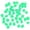 Cyan, variant on Luminous Stones, Rhombus Shape Glow in the Dark Pebbles for Garden Walkways, Outdoor Pathways, Aquarium Decoration, and DIY Landscaping Accents, Green