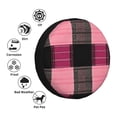thumbnail image 5 of Multi-Size Car Tire Dust Cover Sunscreen, Corrosion, Dust And Water Keep Spare Tires Clean Hotpink Buffalo Plaid Check Tartan Scotland_3 16 Inch, 5 of 8