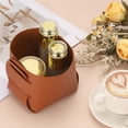 thumbnail image 4 of Organizador de Bandeja de Valet, Caja de Almacenamiento de Escritorio de Cuero PU, Bandeja de Vanity Catchall (Blanco), 4 of 7