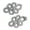 Silver, variant on Handmade Chinese Knot Button Frog Closure Ribbon Fastener Tang Costume DIY Craft