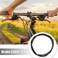 thumbnail image 2 of Freno Cable Carcasa con Curva Tubo Kit para Montaña Carretera Bicicleta Negro Unique Bargains cables de bicicleta y fundas de cable, 2 of 8