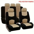 thumbnail image 3 of Upgrade Your Car Interior With A Universal Fit 5-Seat Polyester Car Seat Cover Set, 3 of 4