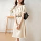 thumbnail image 5 of Vestido de verano para mujer con mangas cortas/largas, cuello en V cruzado, vestidos de manga corta para mujer, vestido infinito, vestido corto para mujer, vestidos de graduación para mujer, 5 of 5