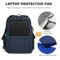 thumbnail image 4 of Smicure Travel carry on Backpack Laptop Business 18 Inch Business Anti Theft Slim Sturdy College School Computer Bag.Blue, 4 of 8