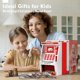thumbnail image 2 of Cajero automático BAODLON Piggy Bank para niños con tarjeta de débito rojo, 2 of 7