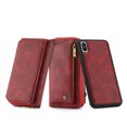 thumbnail image 1 of Wallet Case for iPhone XS Max, PU Leather Flip Folio Wallet Case with Card Slot Crossbody Strap Wristlet Strap Magnetic Cover for iPhone XS Max (6.5 Inch),Red, 1 of 12
