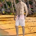 thumbnail image 5 of Binienty Men's Board Shorts Swim Trunks With Gradient Cherry Blossom Pattern - Quick Dry for Summer Beach Vacations and Water Sports, 5 of 10