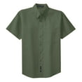 thumbnail image 5 of Port Authority S508 Mens Short Sleeve Easy Care Shirt, Clover Green - Extra Small, 5 of 6