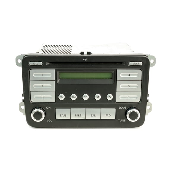 Restored Volkswagen 2006-2009 EOS Jetta GLI Rabbit AMFM Radio CD Code Included 1K0035161B (Refurbished)