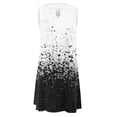 thumbnail image 4 of Puntoco Women dresses for summer Women Loose Summer Printed Tank Dress Hollow Out Beach Sundress Sleeveless Dresses White 10(XL), 4 of 4