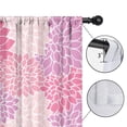 thumbnail image 4 of Blackout Kids Curtains,Boho Bohemia Pioneer Flower Art Childrens Insulated Curtains Set Of 2,Bedroom Essentials,Toddler Room Decor 42"x54"(106x137cm), 4 of 4