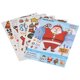 thumbnail image 3 of Pegatinas De Juego De Fiesta De Navidad, Pegatinas De Renos De Santa Impermeables De Larga Duración 24 Uds Para El Hogar Cergrey DIY Christmas Stickers, 3 of 8