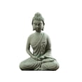 thumbnail image 2 of Ornement de Jardin Bouddha Assis Pierre en Résine Effet Zen Extérieur Intérieur Statue D, 2 of 6