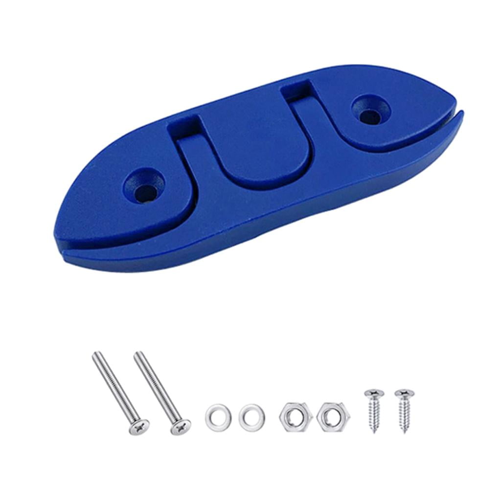 120mm Boat Folding Pull up Cleat W/Fasteners Nylon Hardware Boat