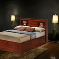 thumbnail image 2 of Glory Furniture Louis Phillipe Queen Storage Bed in Cherry, 2 of 3