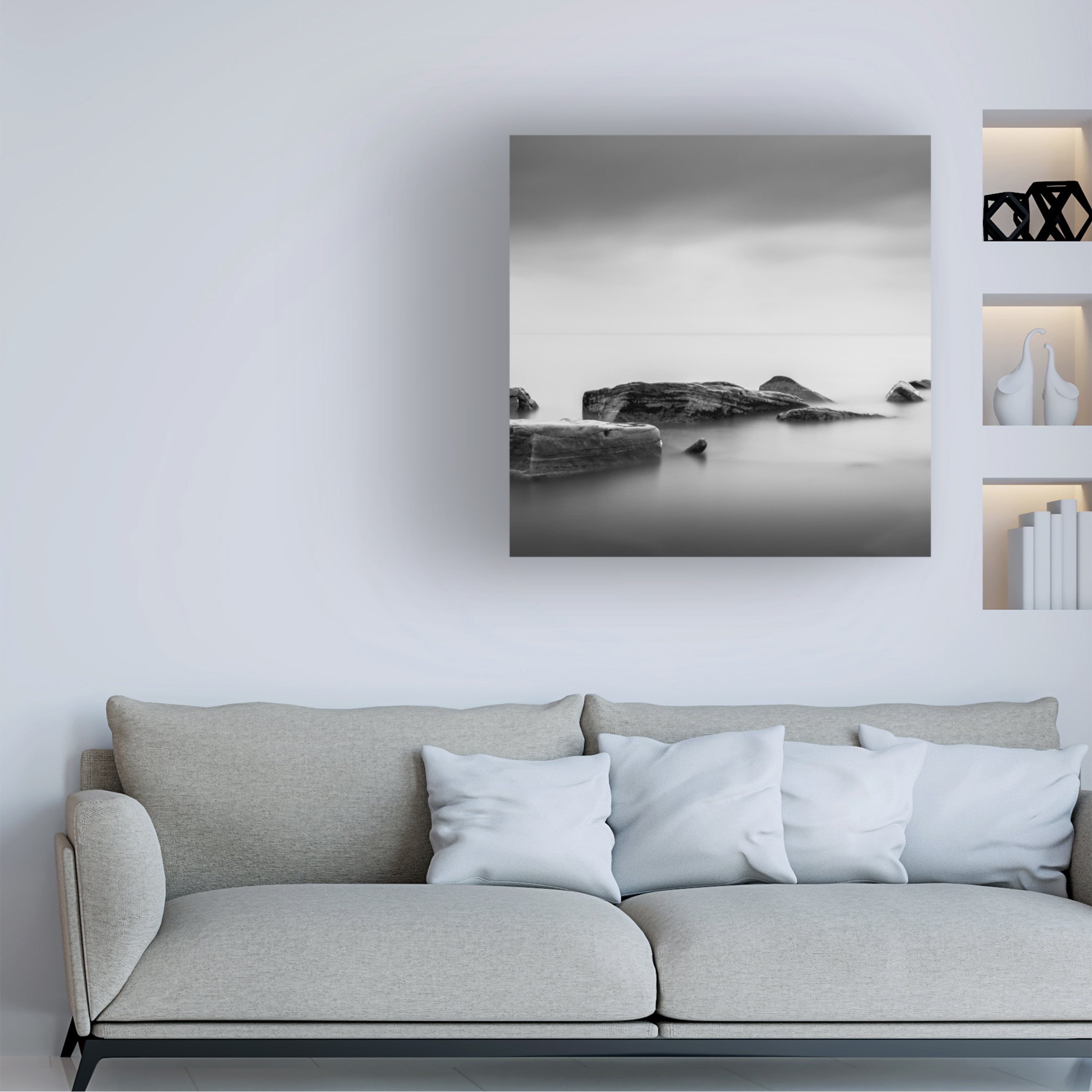 Trademark Fine Art Dave MacVicar 'Calm' 14 x 14 (ALI0824-C1414GG)
